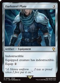 Darksteel Plate (Surge Foil) — Commander: FINAL FANTASY