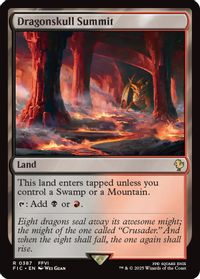 Dragonskull Summit (Surge Foil) — Commander: FINAL FANTASY