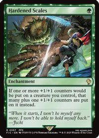 Hardened Scales (Surge Foil) — Commander: FINAL FANTASY