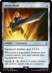 Hero's Blade (Surge Foil) — Commander: FINAL FANTASY