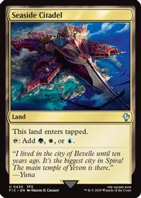 Seaside Citadel (Surge Foil) — Commander: FINAL FANTASY