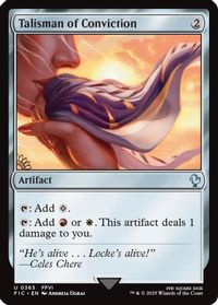 Talisman of Conviction (Surge Foil) — Commander: FINAL FANTASY