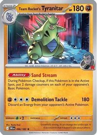 Team Rocket's Tyranitar (Non-holo) — Deck Exclusives