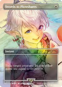 Swords to Plowshares (Borderless) — MagicFest Cards
