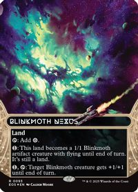 Blinkmoth Nexus (0093) (Borderless) (Galaxy Foil) — Edge of Eternities: Stellar Sights