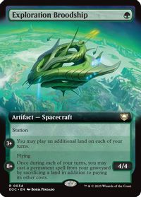 Exploration Broodship (Extended Art) — Commander: Edge of Eternities