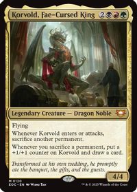 Korvold, Fae-Cursed King — Commander: Edge of Eternities