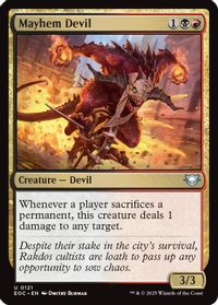 Mayhem Devil — Commander: Edge of Eternities