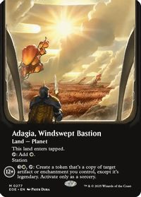 Adagia, Windswept Bastion (Borderless) — Edge of Eternities