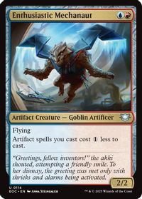 Enthusiastic Mechanaut — Commander: Edge of Eternities