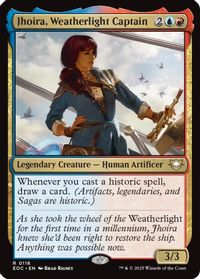 Jhoira, Weatherlight Captain — Commander: Edge of Eternities