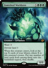 Famished Worldsire (Extended Art) — Edge of Eternities