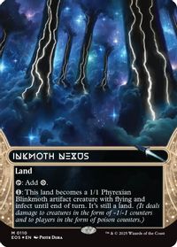 Inkmoth Nexus (0110) (Borderless) (Galaxy Foil) — Edge of Eternities: Stellar Sights