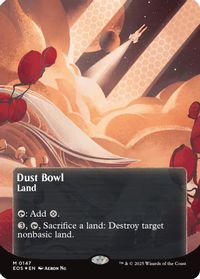 Dust Bowl (0147) (Borderless) (Galaxy Foil) — Edge of Eternities: Stellar Sights