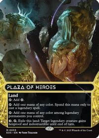 Plaza of Heroes (0033) (Borderless) — Edge of Eternities: Stellar Sights