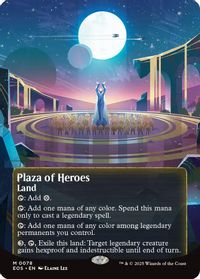 Plaza of Heroes (0078) (Borderless) — Edge of Eternities: Stellar Sights