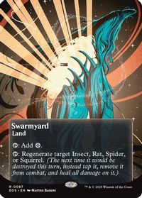 Swarmyard (0087) (Borderless) — Edge of Eternities: Stellar Sights