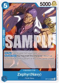 Zephyr(Navy) — Legacy of the Master