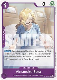 Vinsmoke Sora — Legacy of the Master