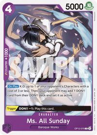 Ms. All Sunday — Legacy of the Master