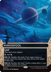 Mirrorpool (0117) (Borderless) (Galaxy Foil) — Edge of Eternities: Stellar Sights
