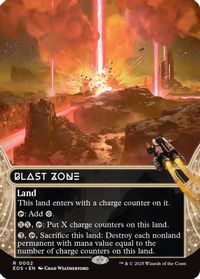 Blast Zone (0002) (Borderless) — Edge of Eternities: Stellar Sights