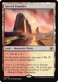 Sacred Foundry — Prerelease Cards