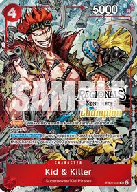 Kid & Killer (Offline Regional Champion Card Set 2025 Vol.2) — One Piece Promotion Cards