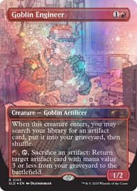 Goblin Engineer (Galaxy Foil) — Secret Lair Drop Series