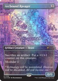 Arcbound Ravager (2105) (Galaxy Foil) — Secret Lair Drop Series