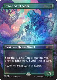 Sylvan Safekeeper (Galaxy Foil) — Secret Lair Drop Series