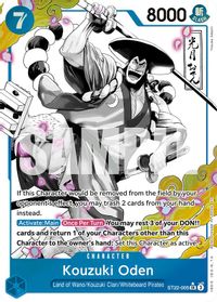 Kouzuki Oden (Parallel) — Starter Deck 22: Ace & Newgate