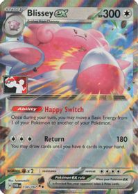 Blissey ex - 134/167 (Cosmos Holo) — Prize Pack Series Cards