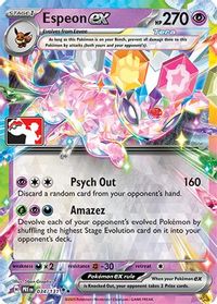 Espeon ex - 034/131 — Prize Pack Series Cards
