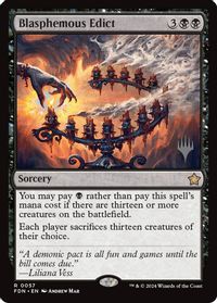 Blasphemous Edict — Promo Pack: Edge of Eternities