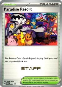 Paradise Resort - 224 (World Championships 2025) [Staff] — SV: Scarlet & Violet Promo Cards