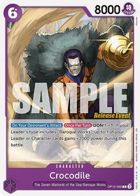 Crocodile — Legacy of the Master Release Event Cards