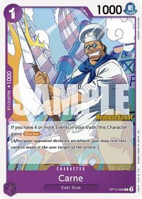 Carne — Legacy of the Master Release Event Cards