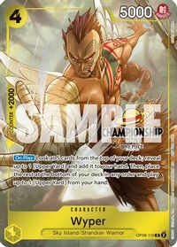 Wyper (CS 25-26 Celebration Pack) — One Piece Promotion Cards