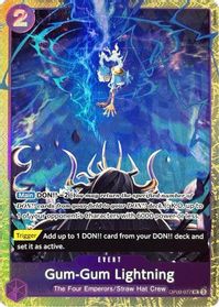 Gum-Gum Lightning (Premium Card Collection -Best Selection Vol. 4-) — One Piece Promotion Cards