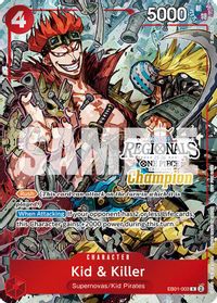 Kid & Killer (Online Regional Champion Card Set 2025 Vol.2) — One Piece Promotion Cards