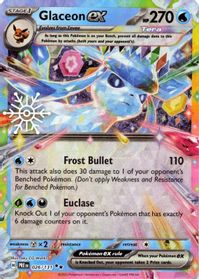 Glaceon ex - 026/131 (Holiday Calendar) — SV: Prismatic Evolutions