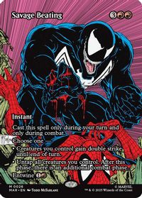 Savage Beating (Borderless) — Marvel Universe Eternal-Legal
