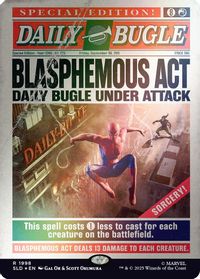 Blasphemous Act (1998) (Rainbow Foil) — Secret Lair Drop Series
