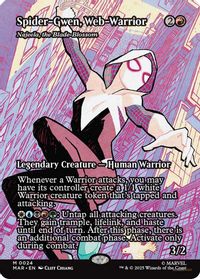 Spider-Gwen, Web-Warrior - Najeela, the Blade-Blossom (Borderless) — Marvel Universe Eternal-Legal