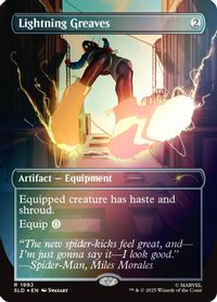 Lightning Greaves (1992) (Rainbow Foil) — Secret Lair Drop Series
