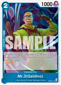 Mr.3(Galdino) - PRB02-009 — Premium Booster -The Best- Vol. 2
