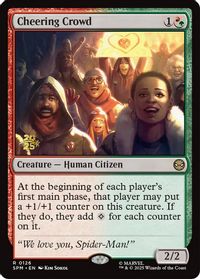 Cheering Crowd — Prerelease Cards