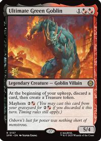 Ultimate Green Goblin — Prerelease Cards
