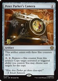 Peter Parker's Camera — Prerelease Cards